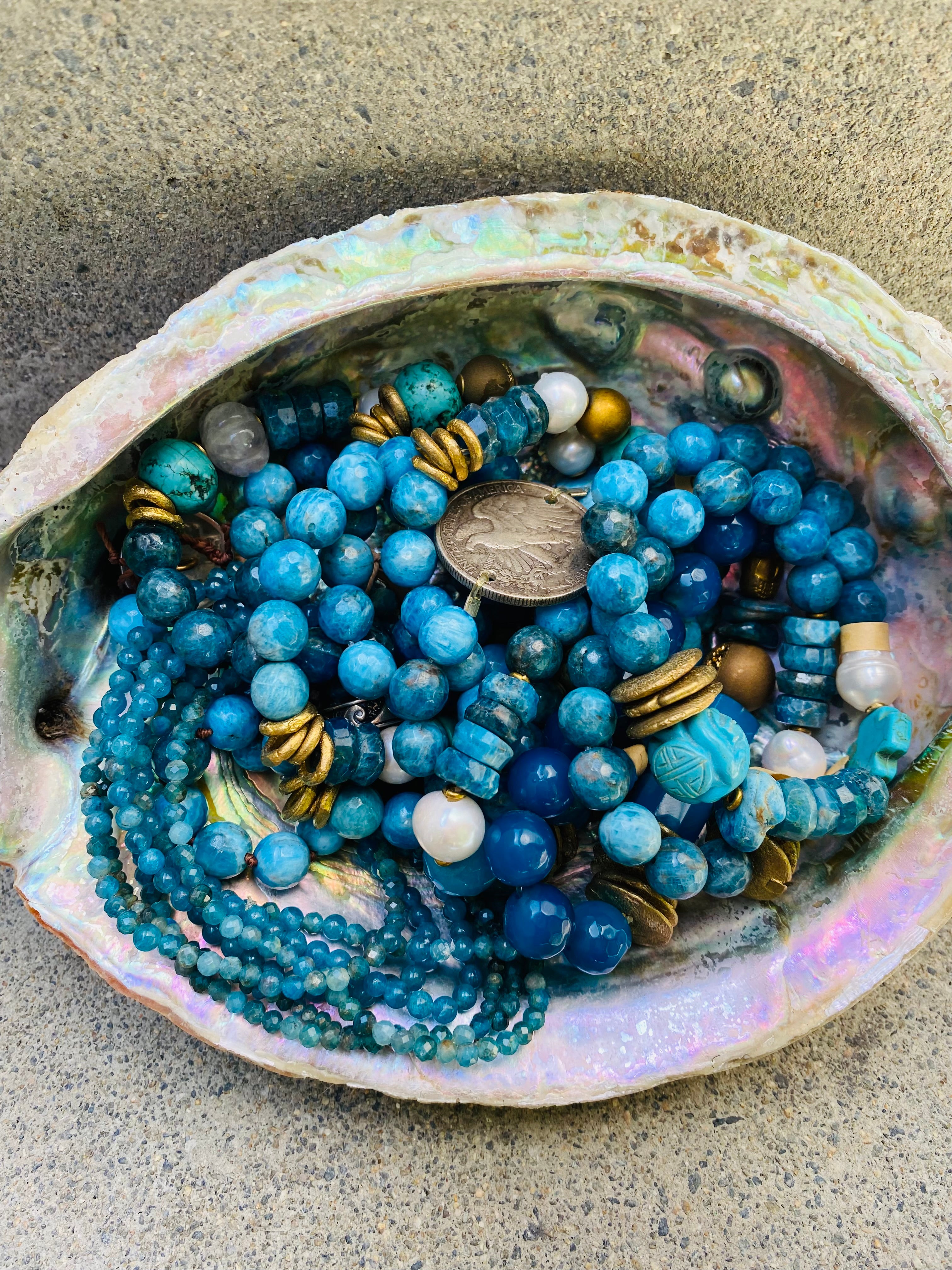 capri Blue Apatite