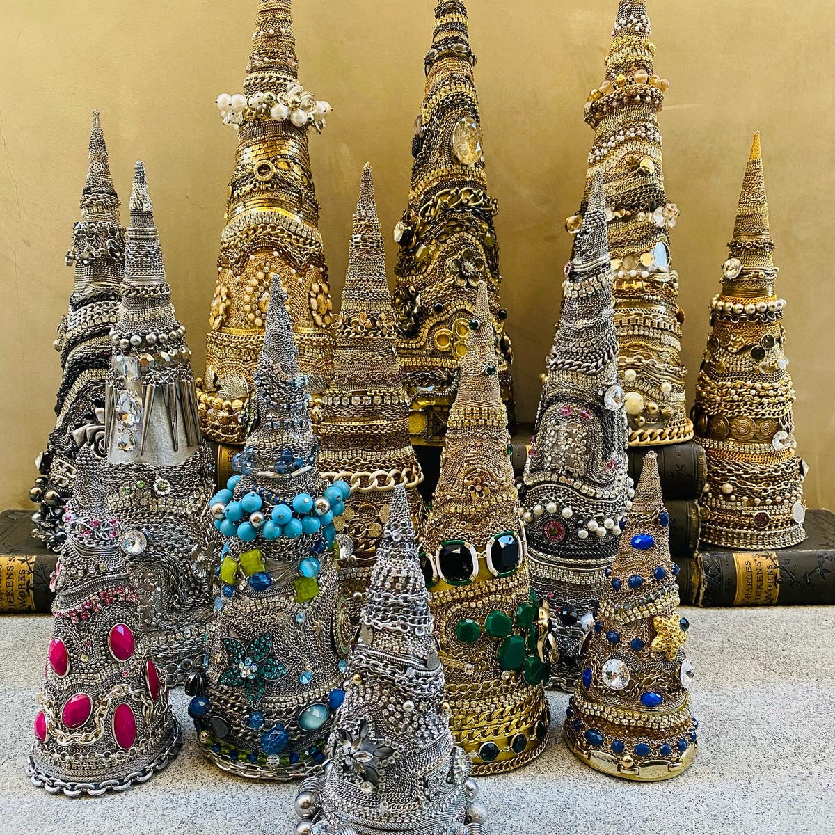 Vintage Jeweled Christmas Trees & Extra Treasures– Pinkside